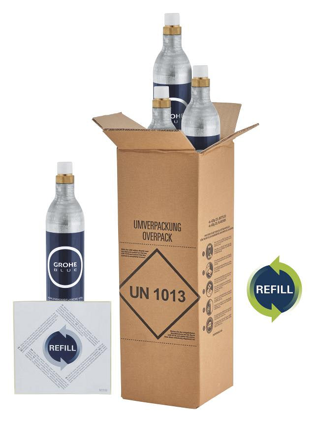 RICARICA: GROHE Blue bombola CO2 da 425 g (4 pezzi)