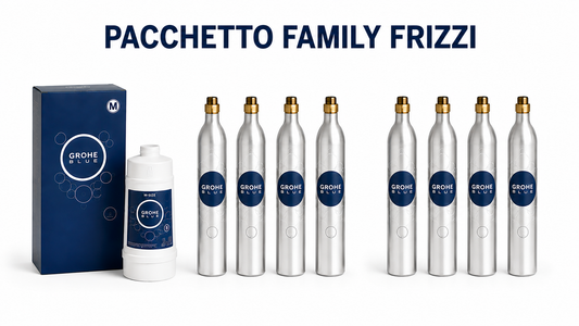 Pacchetto Family Frizzi: Filtro M + 2 Kit CO2