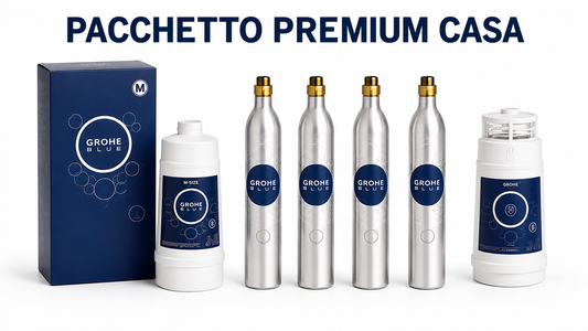 Pacchetto Premium Casa: Filtro M + Kit CO2 + Kit Pulizia