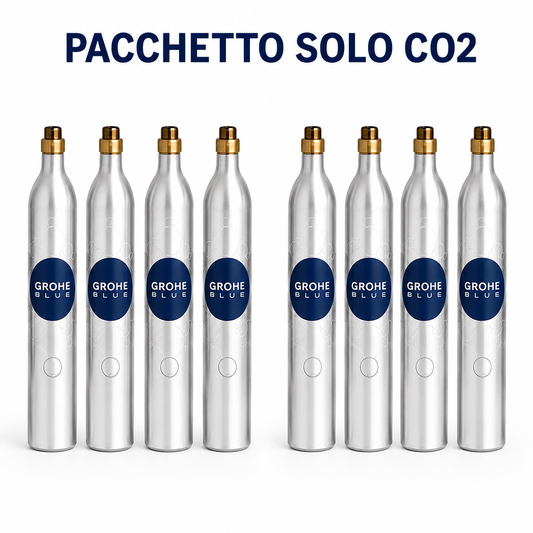 Pacchetto Solo CO2: 2 Kit CO2 (8 bombole)